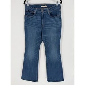 LEVI 726 FLARE JEANS MEDIUM DARK WASH SIZE 31